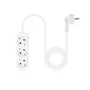 Nanocable Regleta de 3 Tomas, 1.4 m, Blanca